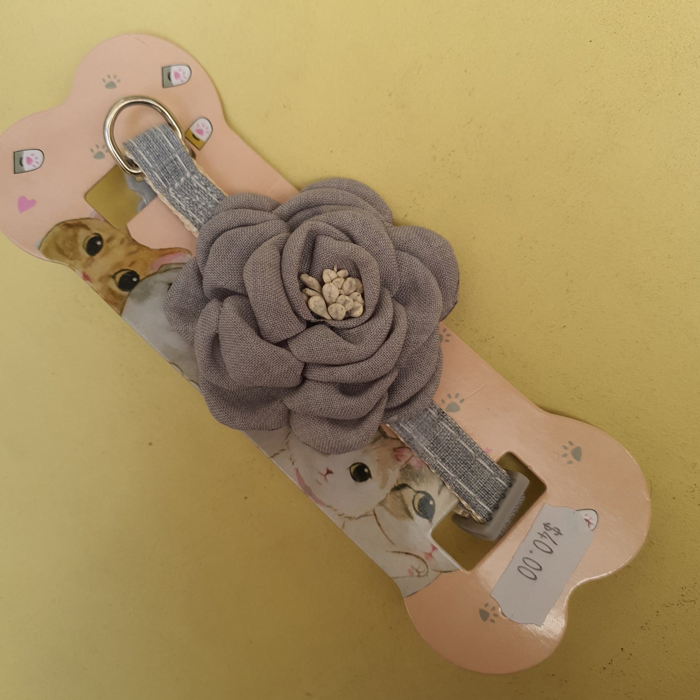 Collar para mascota flor