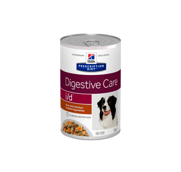 Hills lata i/d alimento humedo estofado de pollo y vegetales para perros 400 gr