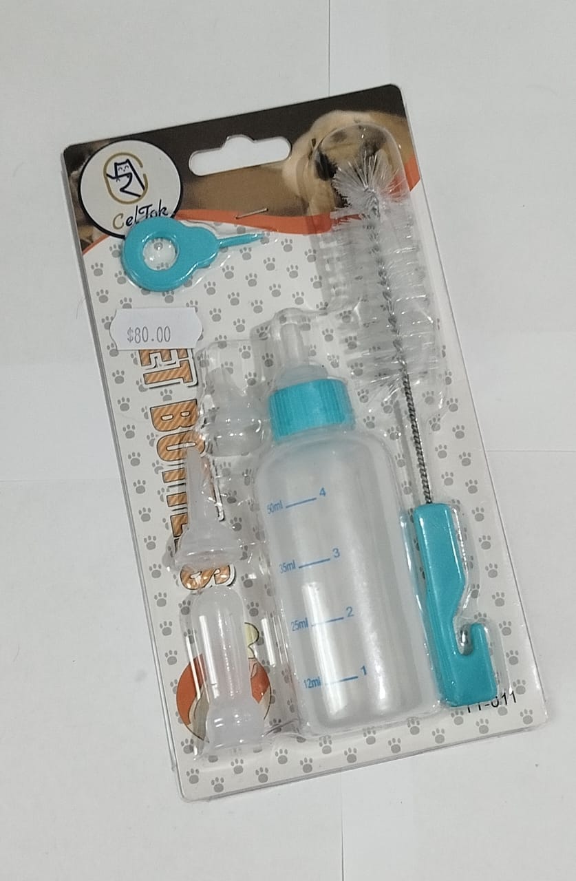 Kit biberon para cachorro.