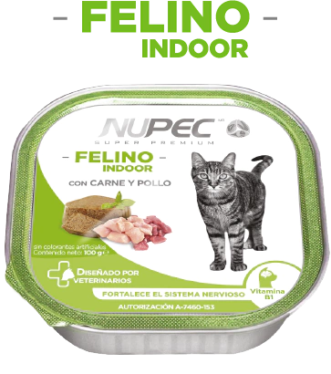 Nupec alimento húmedo felino indoor
