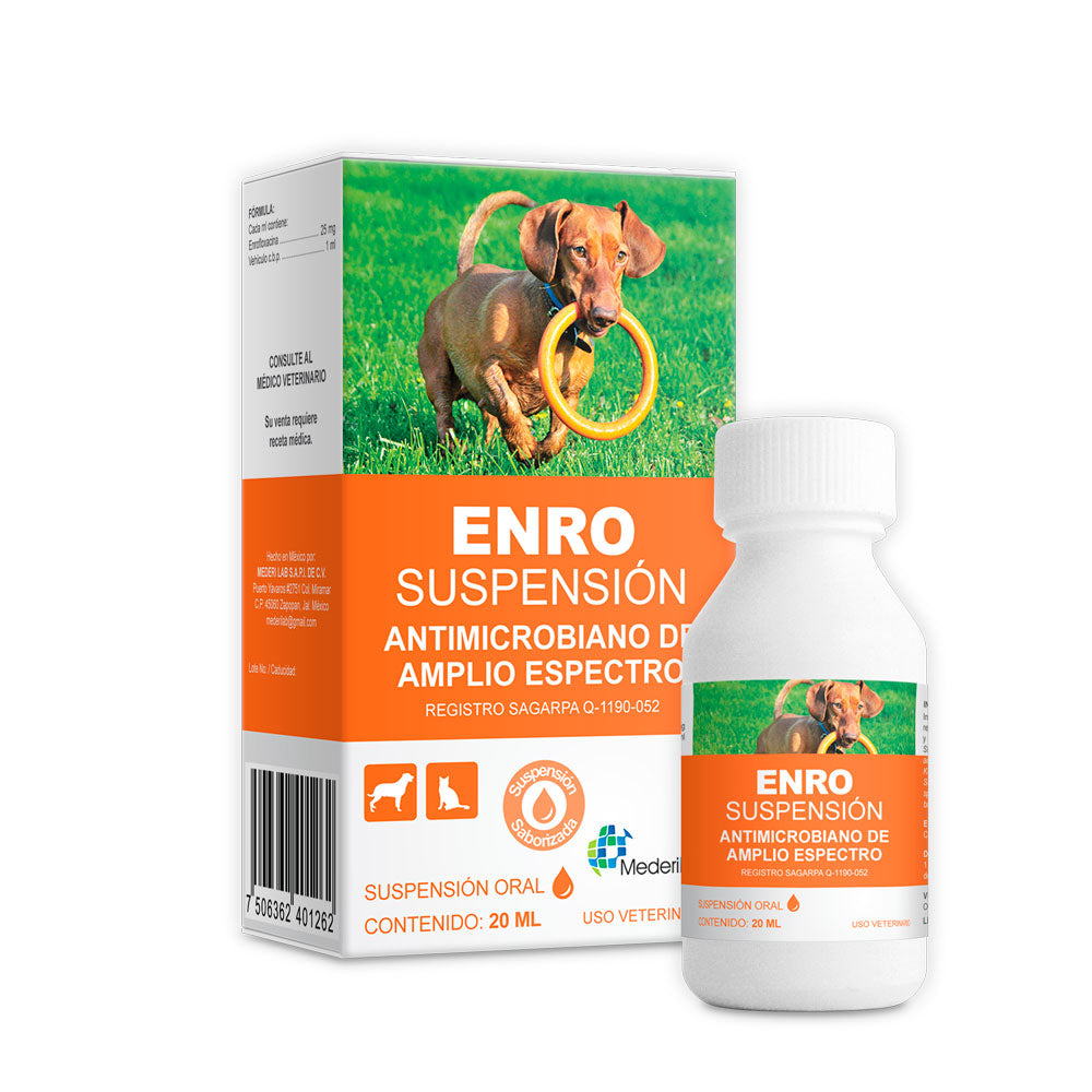 Enro suspensión 20 mg mederilab