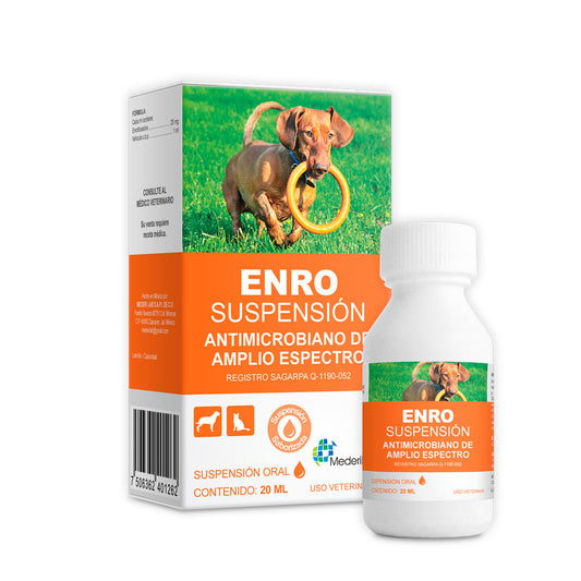 Enro suspensión 20 mg mederilab