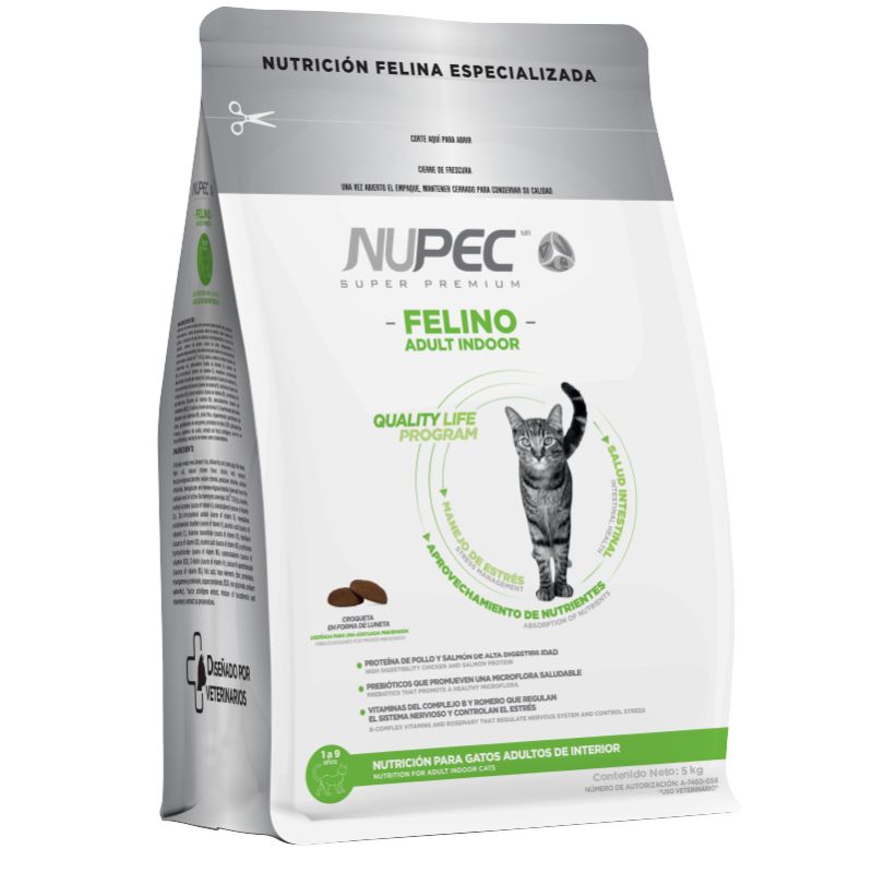 Alimento nupec indoor 5 kg