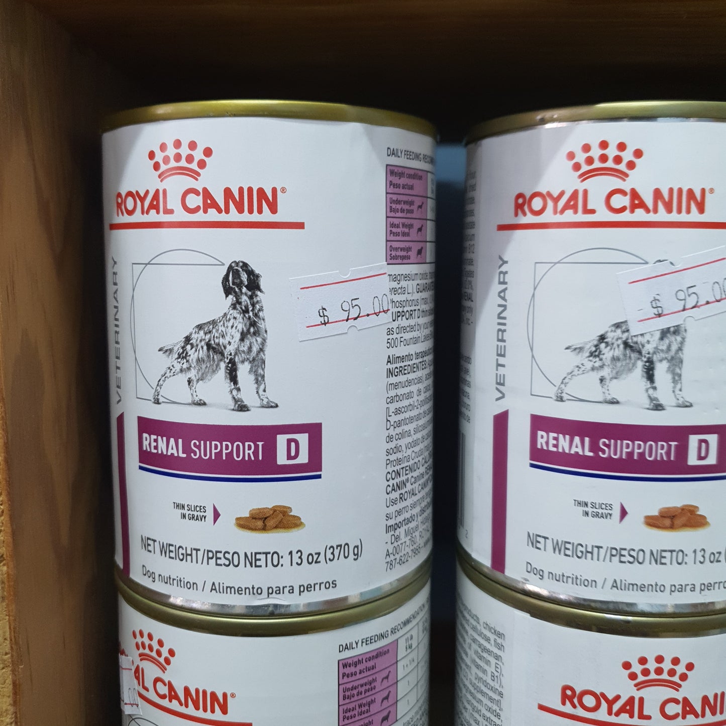 Royal canin lata renal support D perro 370gr