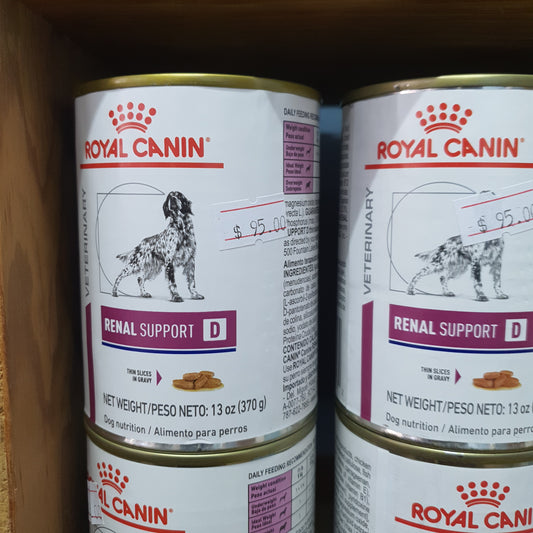 Royal canin lata renal support D perro 370gr