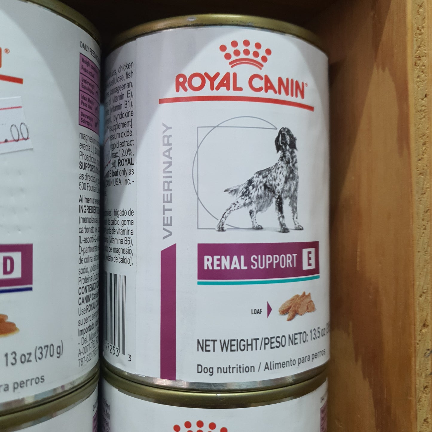 Lata Renal support E royal cannin perro
