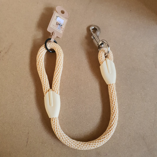 Correa dorada 60cm con aro porta bolsas