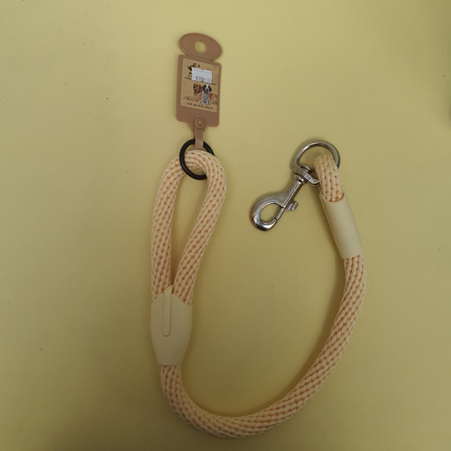 Correa dorada 60cm con aro porta bolsas