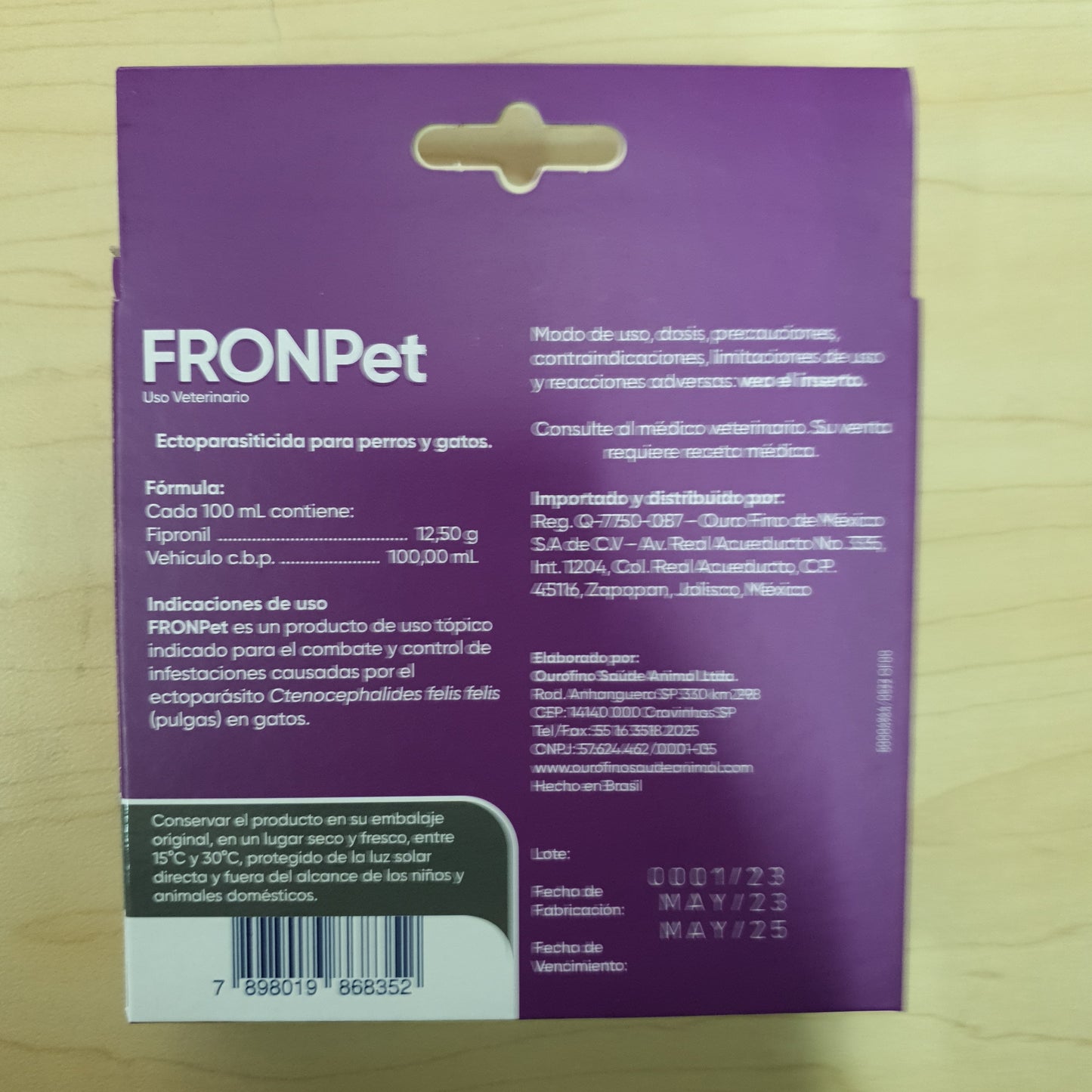 Frontpet para gato OUROFINO