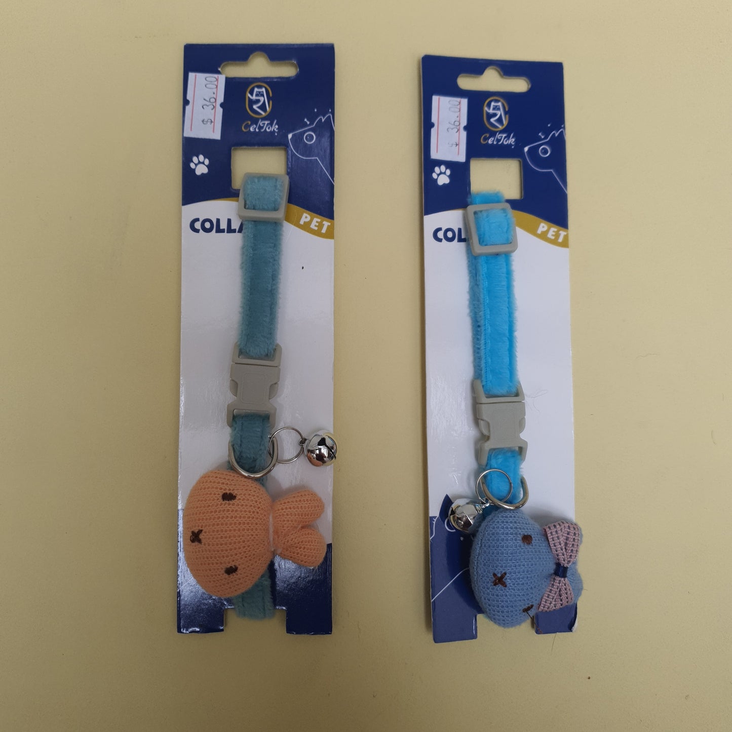 Collar peluche conejito celtok