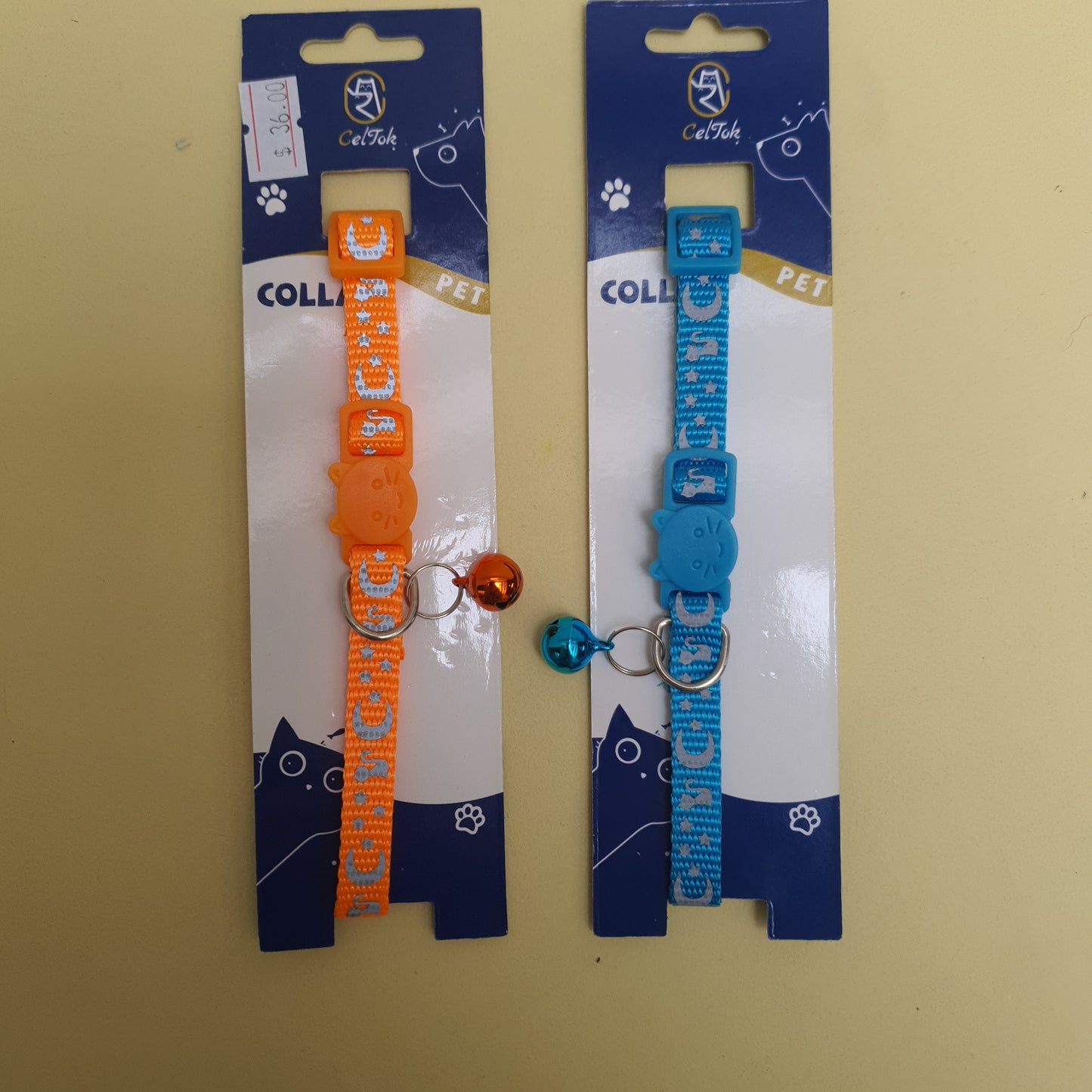 Collar para gato con lunitas celtok