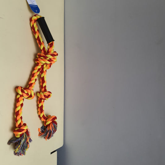 Juguete para mascota trenzado multicolor