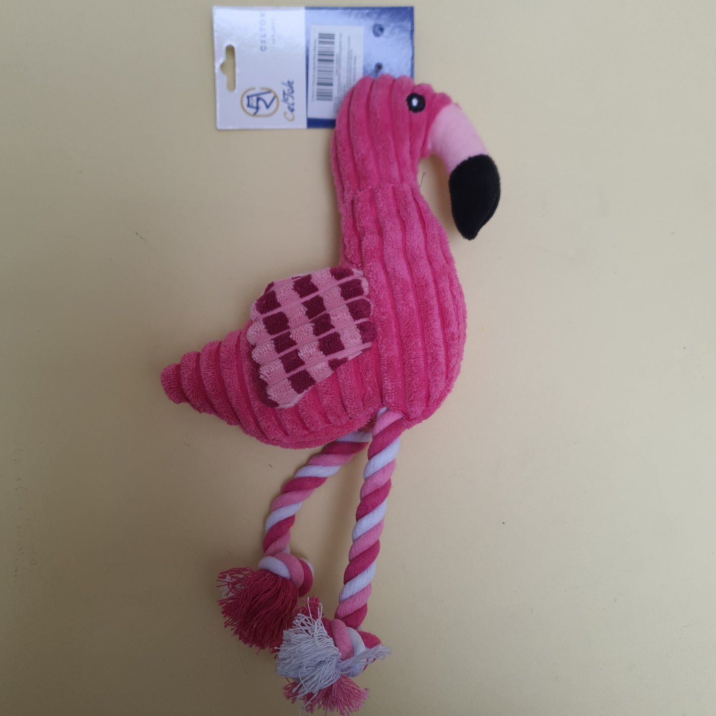 Juguete para perro flamingo