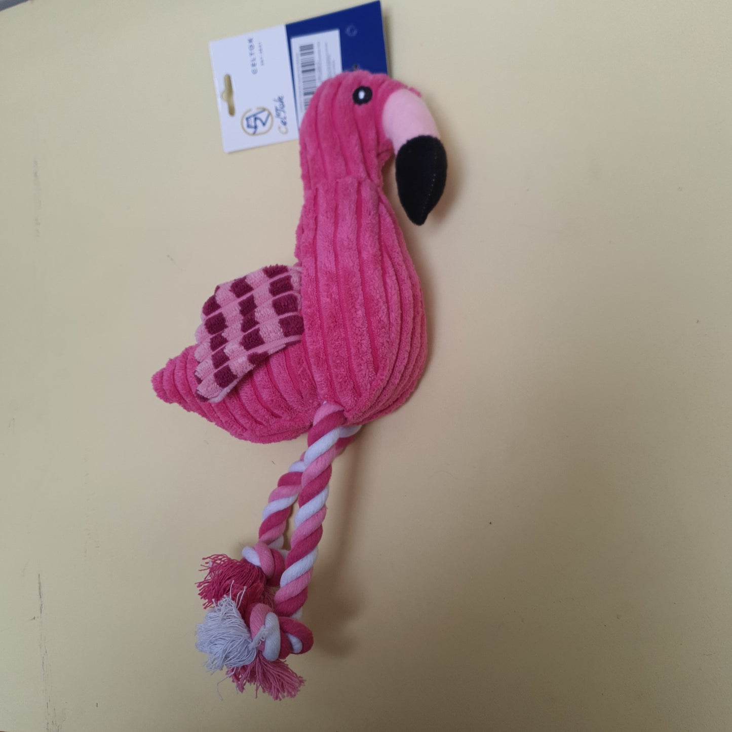 Juguete para perro flamingo