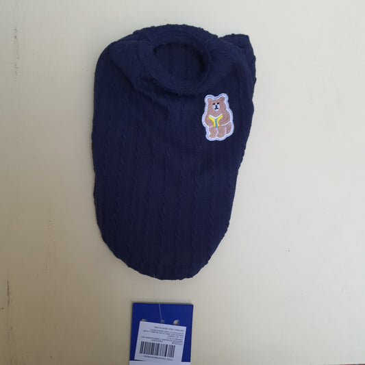Ropa para perro camisa azul con oso celtok