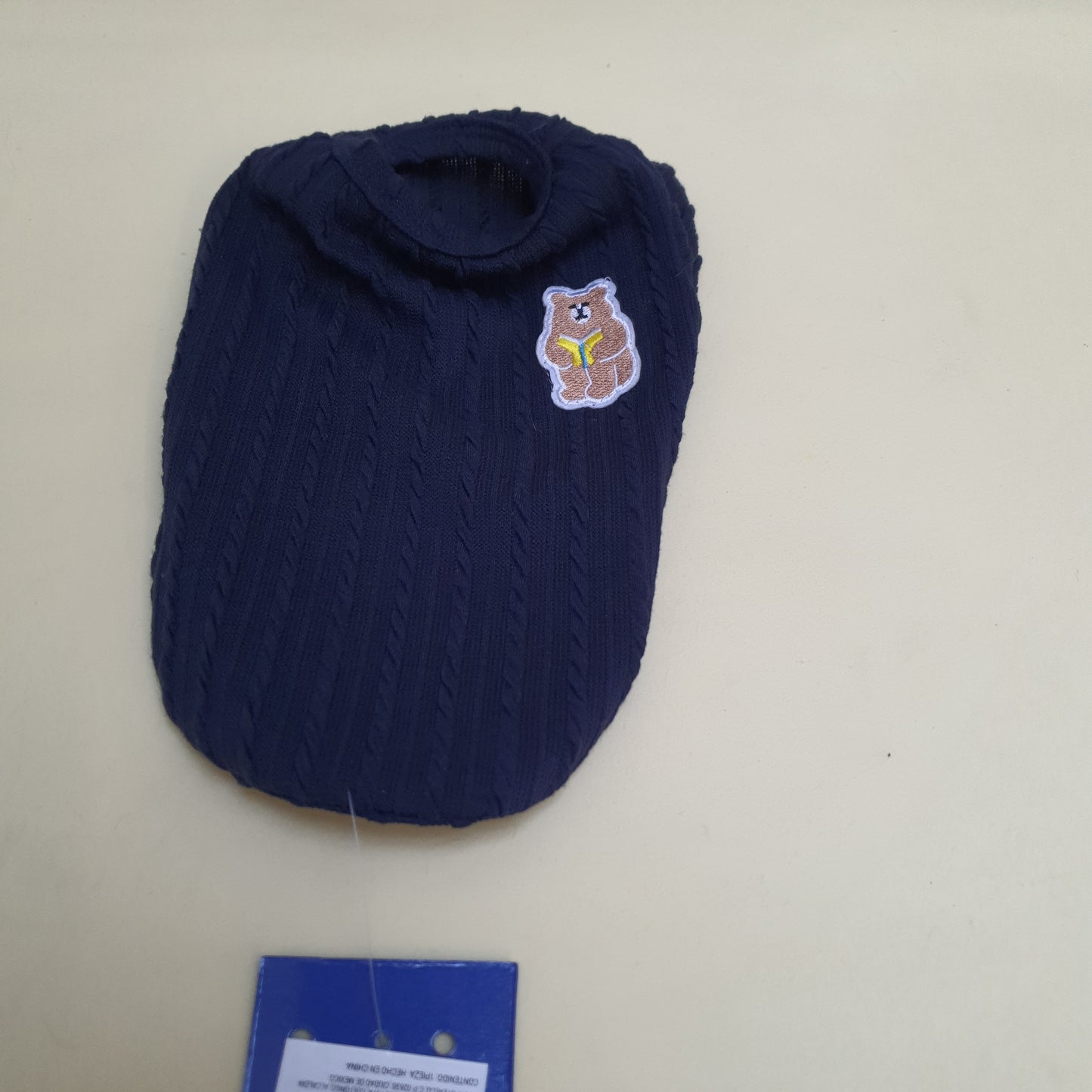 Ropa para perro camisa azul con oso celtok