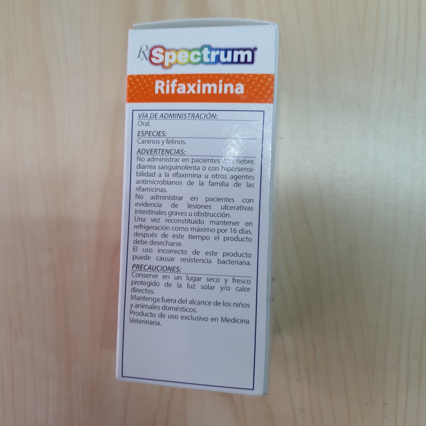 rx spectrum rifaximina suspension 60 ml