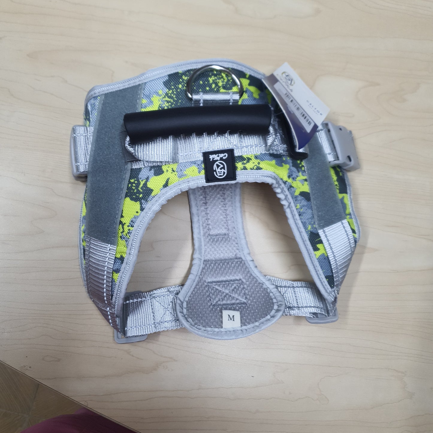 Pechera para perro verde militar de asistencia