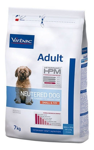 Neutered dog adult small 7kg virbac