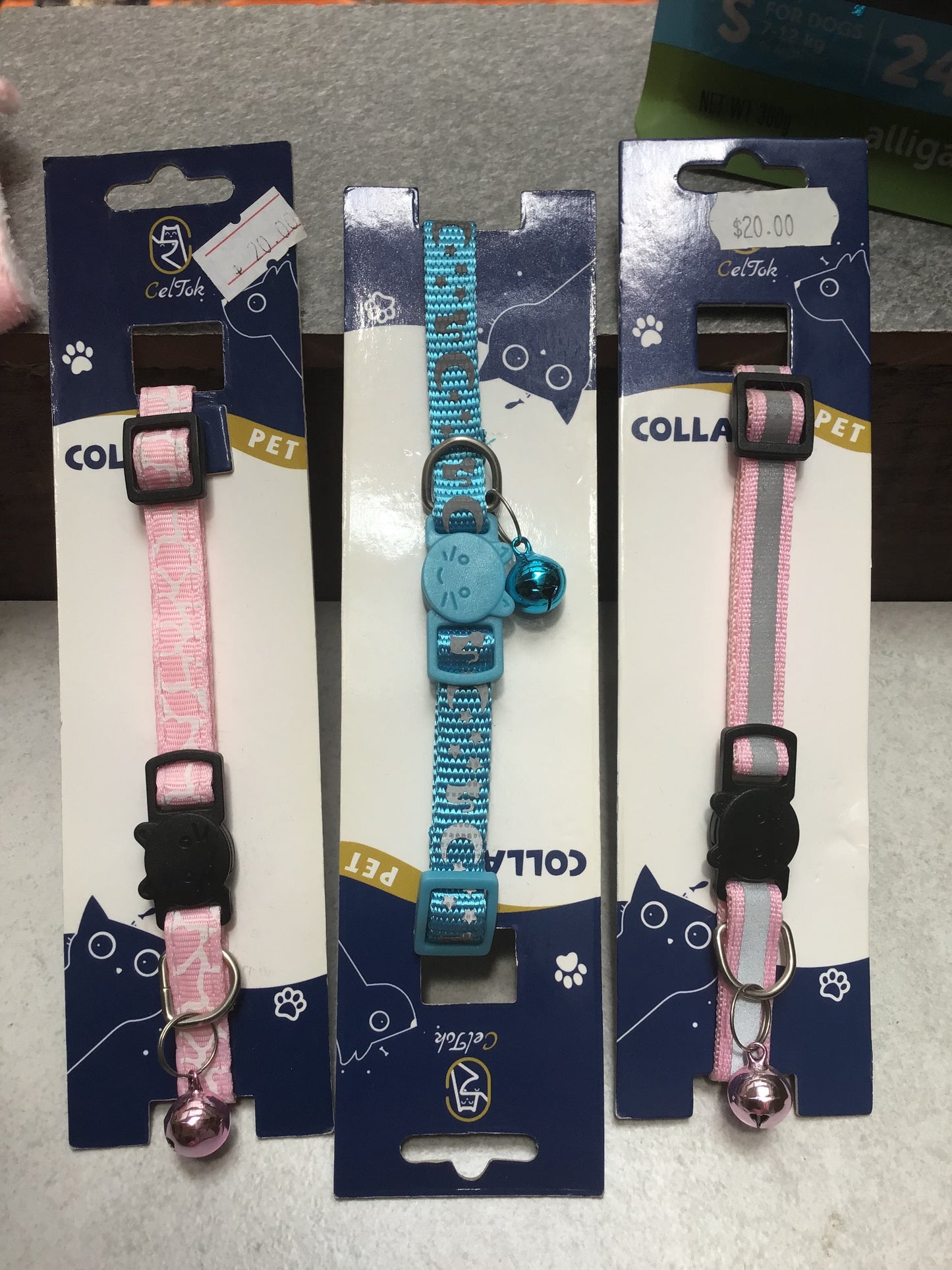 Collar para gato reflejante celtok negro