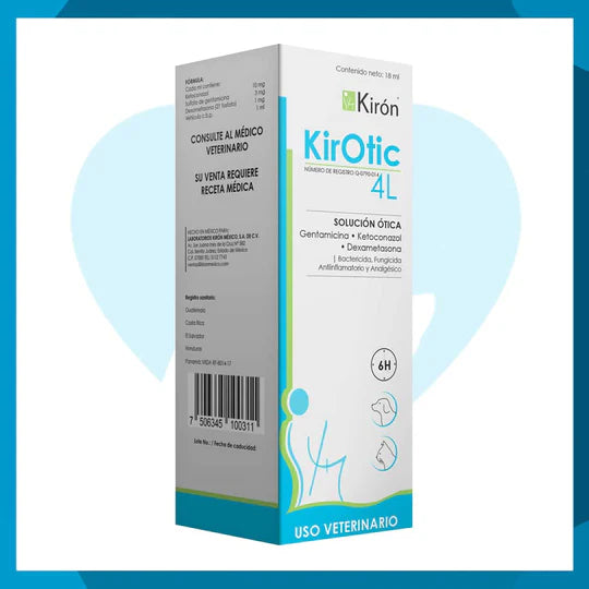 kirotic 4L solución ótica 18ml