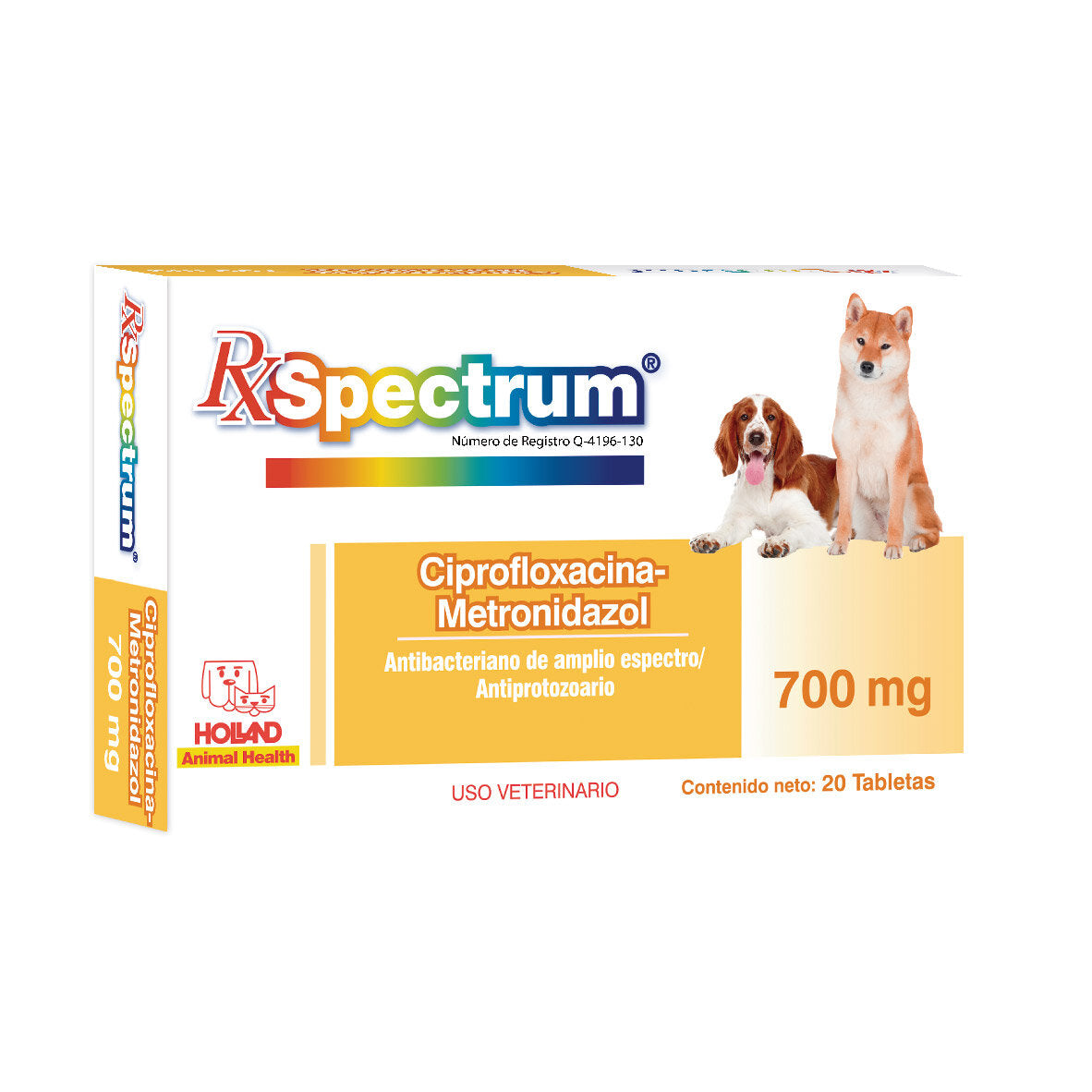 Rx Spectrum Ciprofloxacina-Metronidazol 700MG