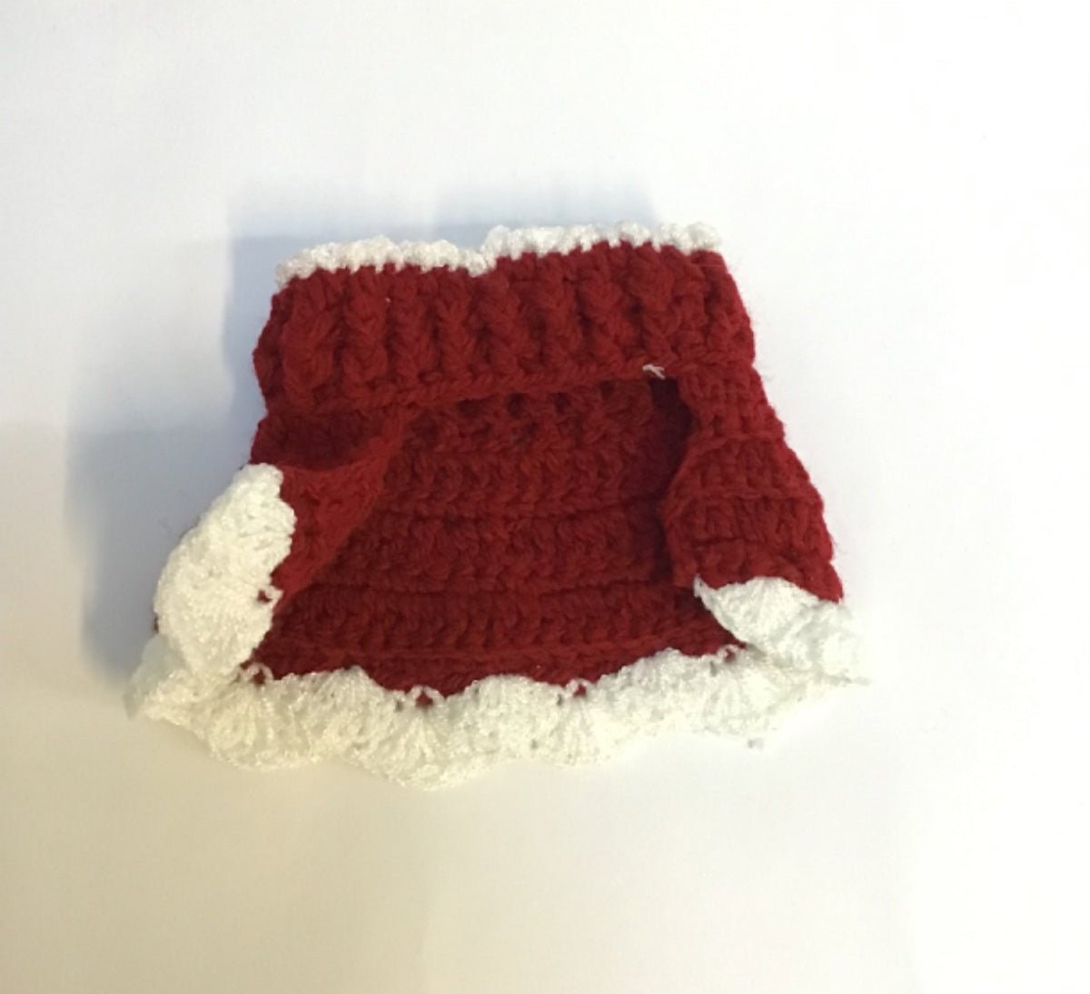 CUELLITO BUFANDA NAVIDEÑO DE CROCHET