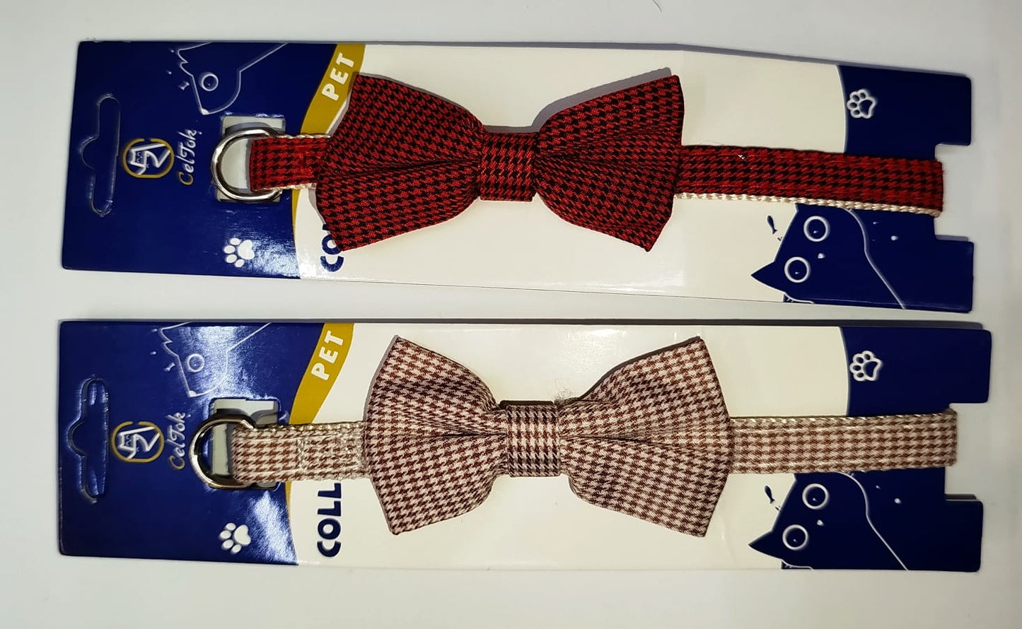 Collar moño elegante para mascota