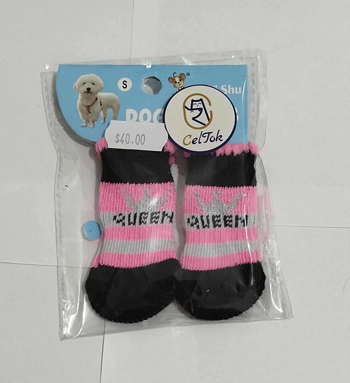calcetines antiderrapantes para perro