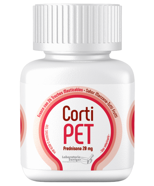cortipet m 20 mg caja