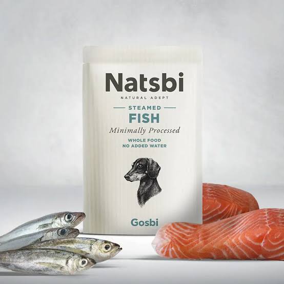 Natsbi alimento húmedo pescado