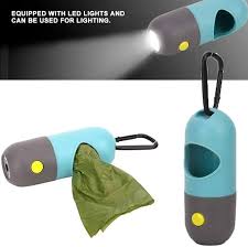 DISPENSADOR DE BOLSAS CON LINTERNA