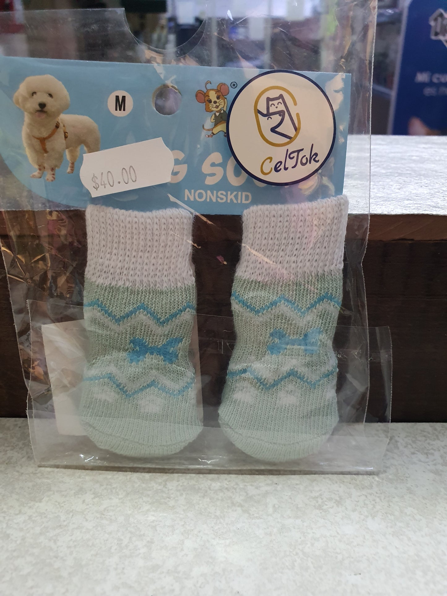 calcetines antiderrapantes para perro