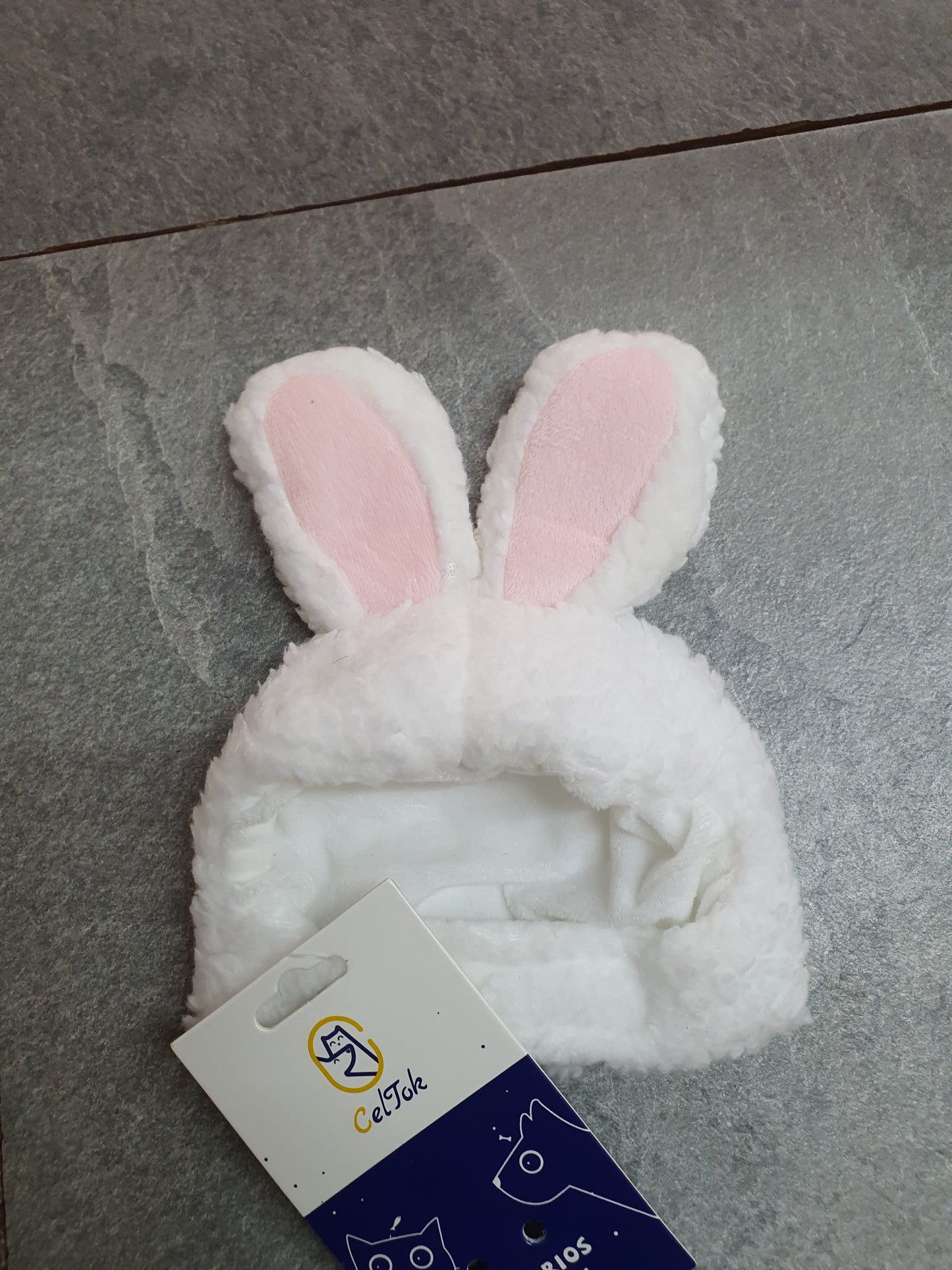Gorro orejitas de conejo para mascota