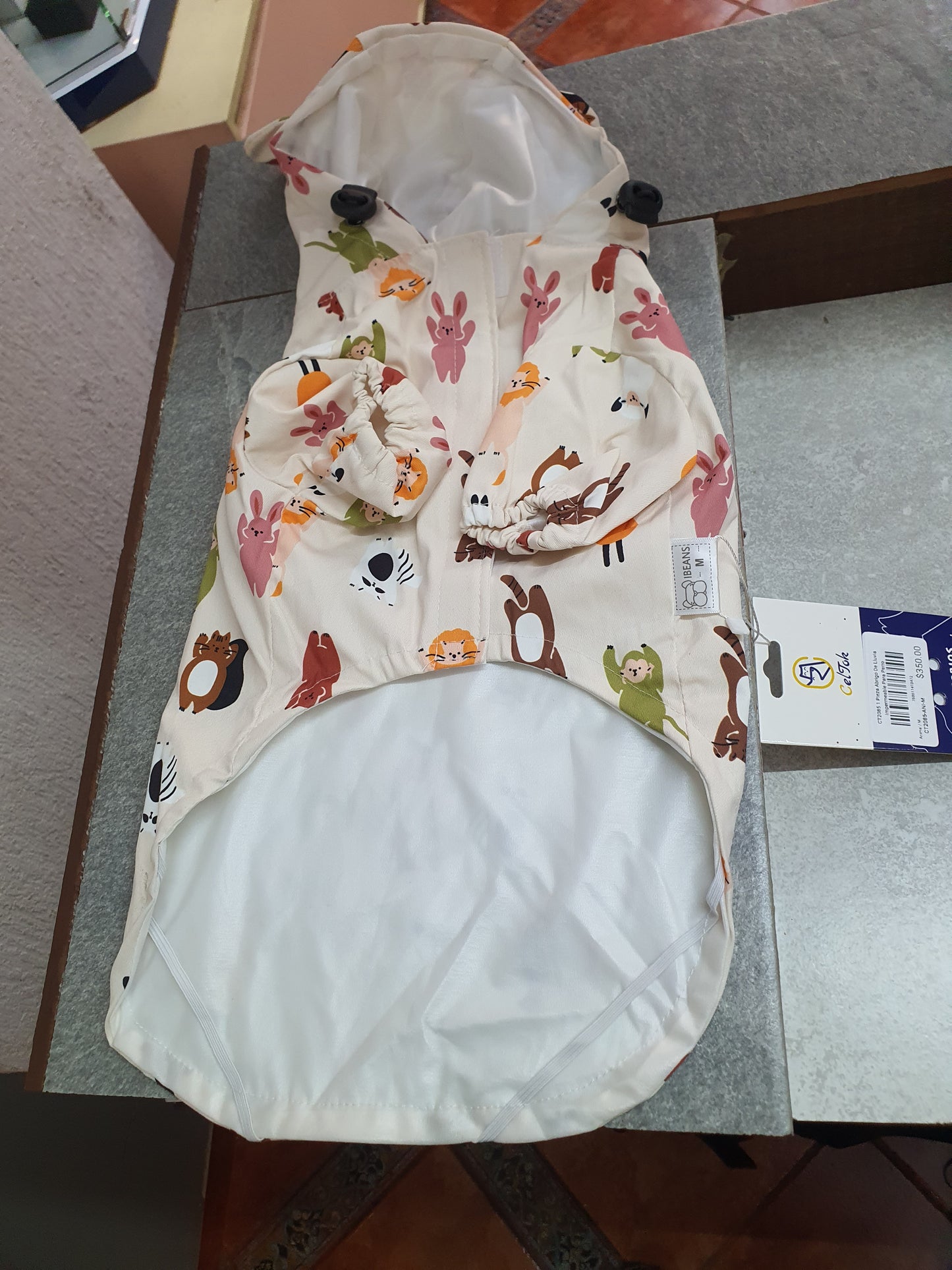 impermeable para perro animalitos