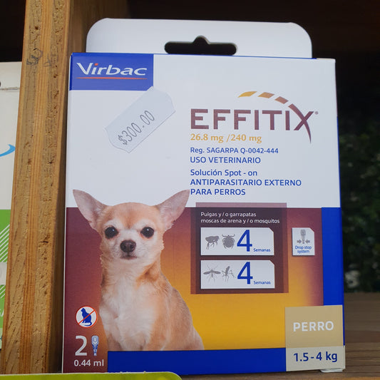 EFFITIX 1.5-4KG VIRBAC (2 pipetas)